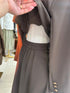 Crop Long Sleeves Blazer With Skirt Sets